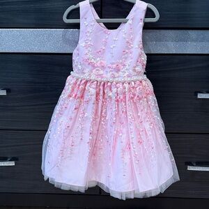 NWT - American Princess Pink Floral Kids Dress